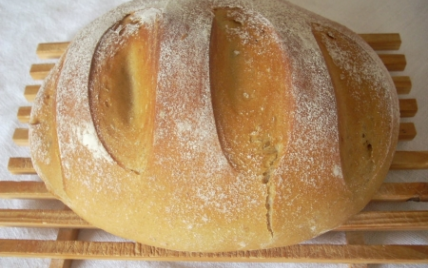 Pain de campagne en cocotte (à la machine à pain)