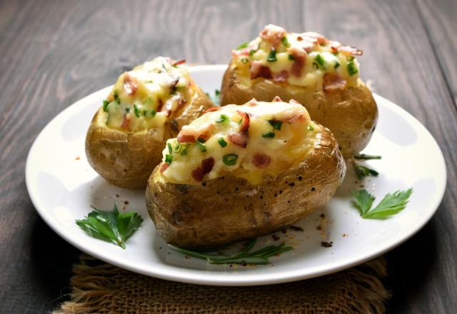 Petites pommes de terre en robe du soir