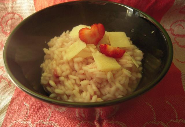 Risotto aux fraises facile