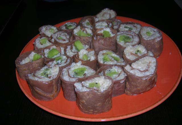 Makis sucrés maison