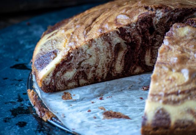 Gâteau marbré tourbillon au Cookeo