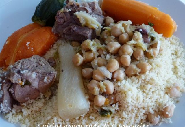 Couscous à l'agneau traditionnel