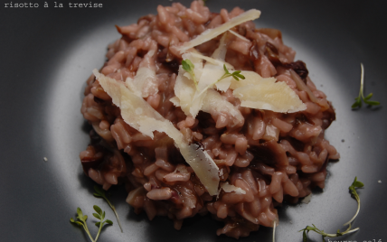 Risotto à la salade de trévisse