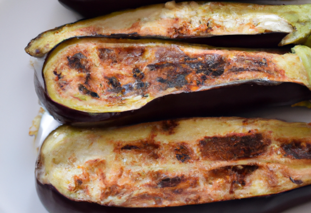 Aubergines grillées