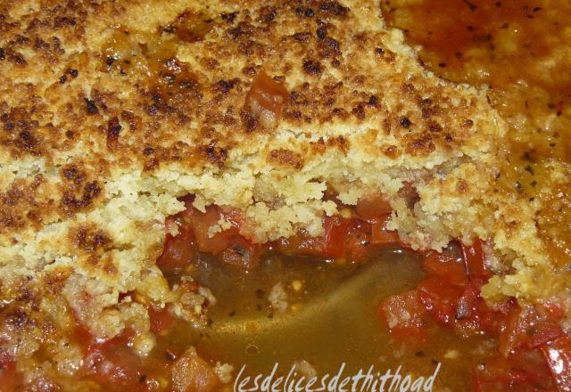 Crumble de tomates maison