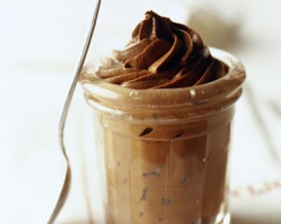 Mousse onctueuse au chocolat fondant et à la crème