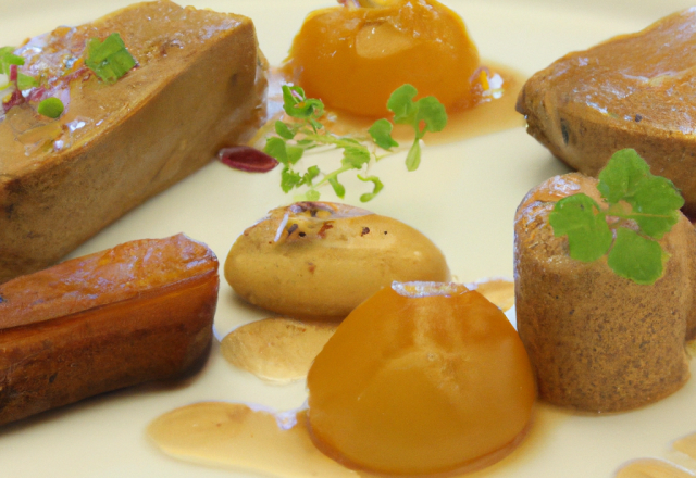 Pépites de foie gras et poêlée campagnarde