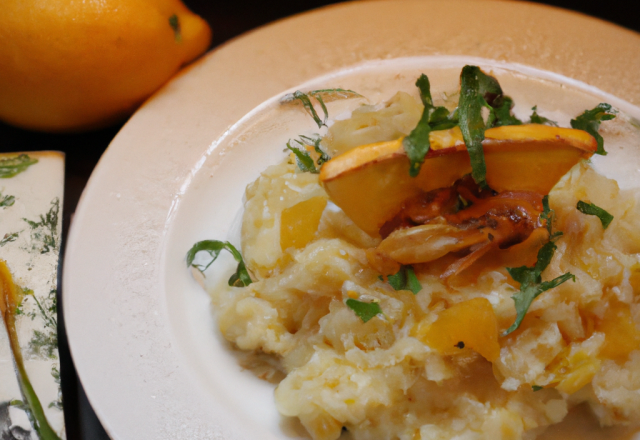 Risotto au citron