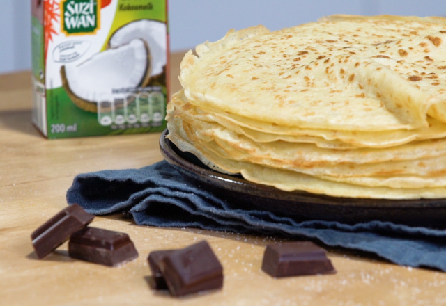 Pâte à crêpes au lait de coco