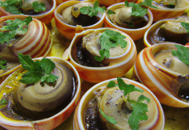 Cascolettes d'escargots de Bourgogne