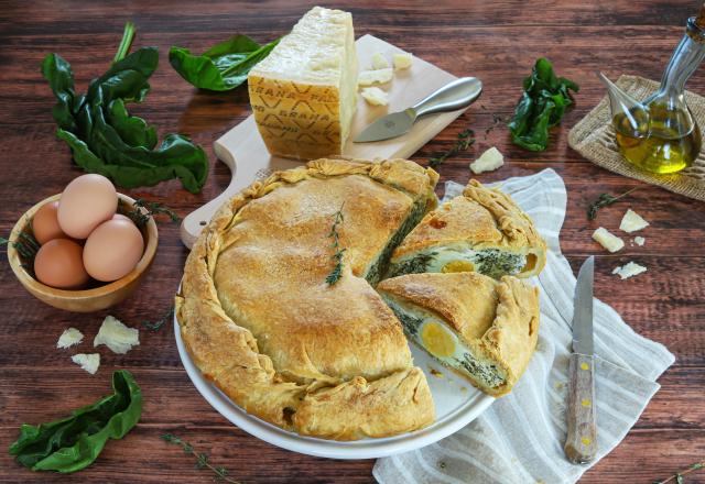 Torta pasqualina (tourte pascale italienne) au Grana Padano AOP