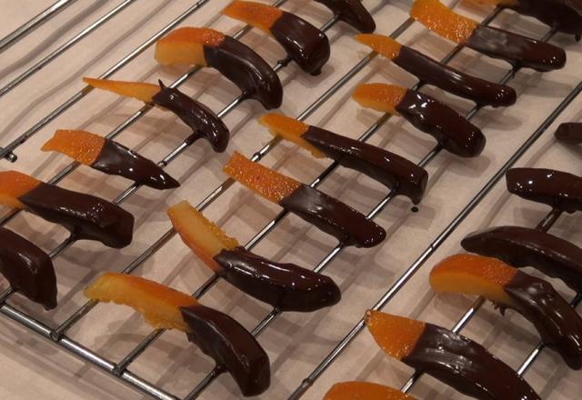 Orangettes au chocolat