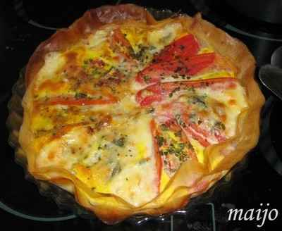 Tarte tomates gorgonzola