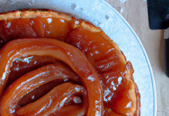 Tarte Tatin au caramel beurre salé