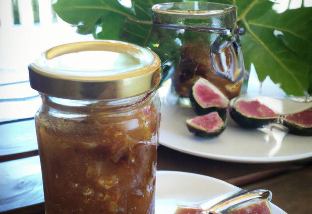 Confiture de reines-claudes et de figues