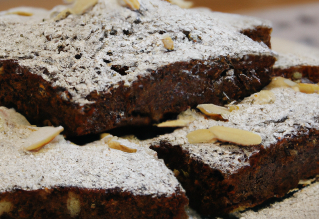 Gâteau au chocolat et poudre d'amandes