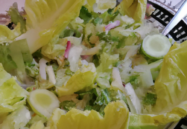 Salade d'endives et concombre