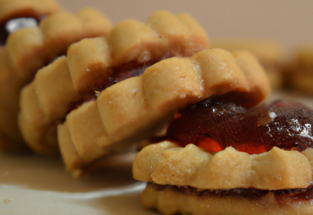 Sablés doubles à la confiture