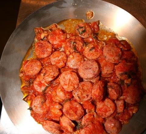 Rougail fraîcheur de chipolata charcutière