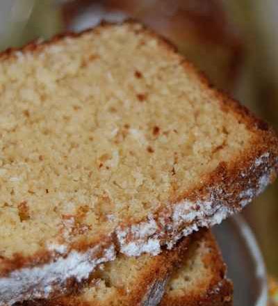 Cake à la noix de coco et au beurre de cacahuète