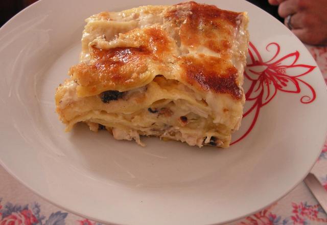 Lasagnes gourmandes au poulet