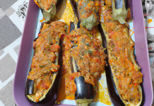 Aubergine farcie facile