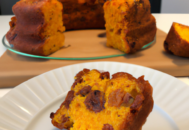 Cake au chorizo et mimolette