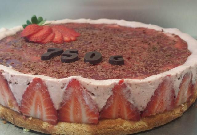 Gâteau à la fraise