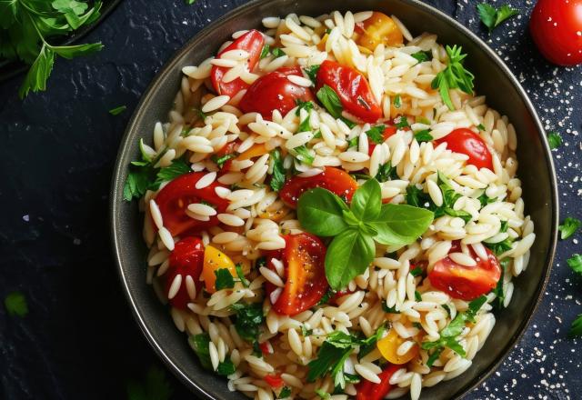 Salade d'Orzo au basilic