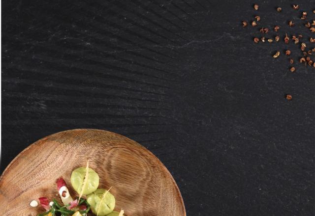 Salade d'endives rouges à l'aquitaine