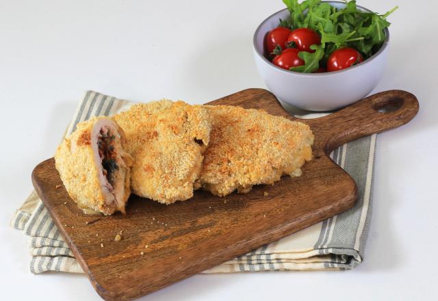 Cordon bleu au roquefort et tomates séchées