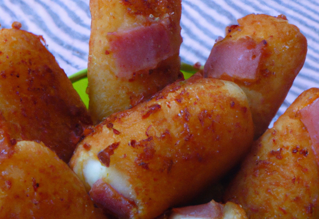 Croquettes aux lardons