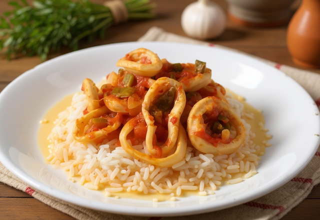 Recette Anneaux d'encornets à la provençale - 750g.com