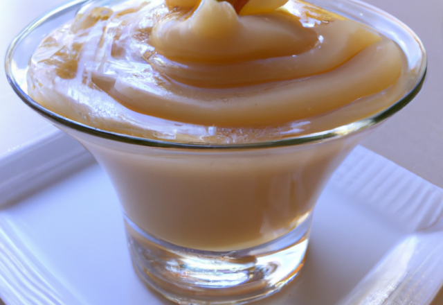 Mousse de pomme glacée