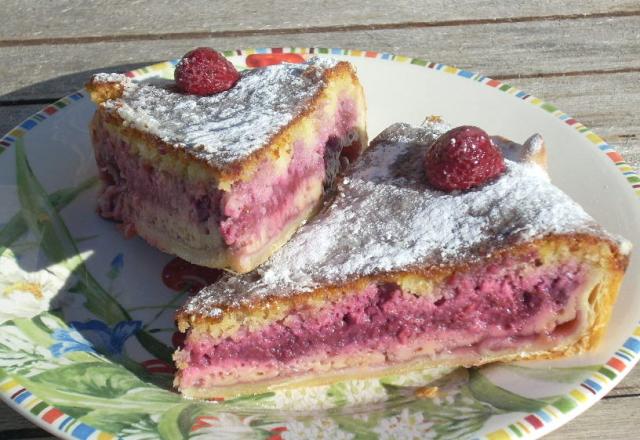 Bakewell pudding aux framboises