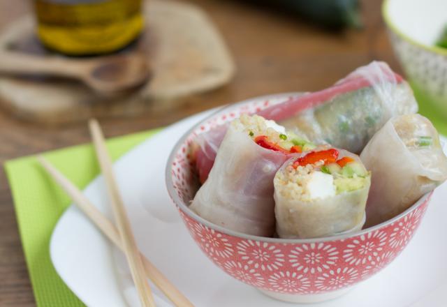 Rouleaux de printemps fraîcheur aux douces saveurs de miel