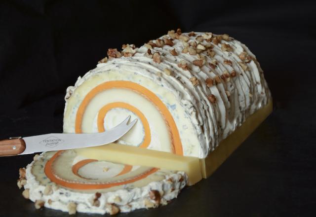 La bûche de Noël originale 100 % fromage