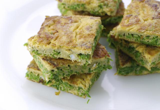 Tortilla aux épinards et champignons