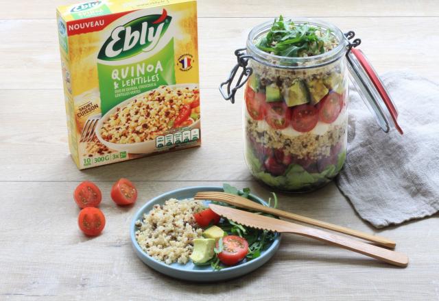 Salad jar Quinoa & Lentilles