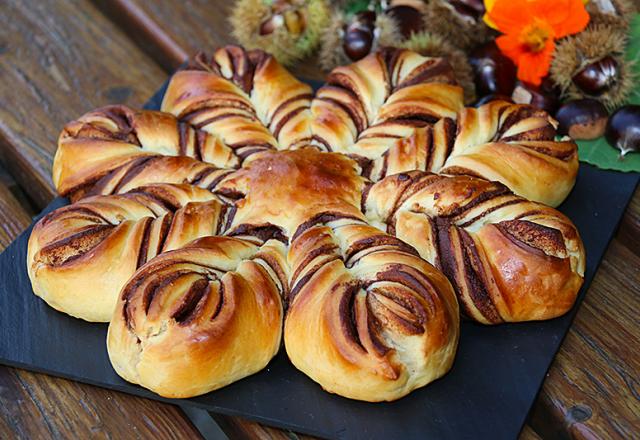 Brioche comme un flocon