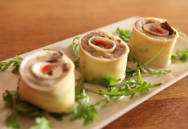 Rouleaux fraîcheur aux légumes du soleil