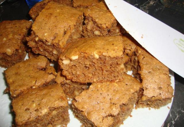 Brownie au chocolat et aux cacahuètes