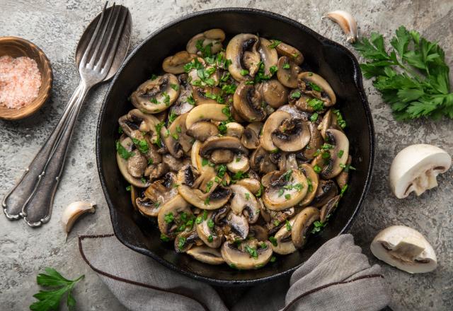 Salade de champignons de Paris