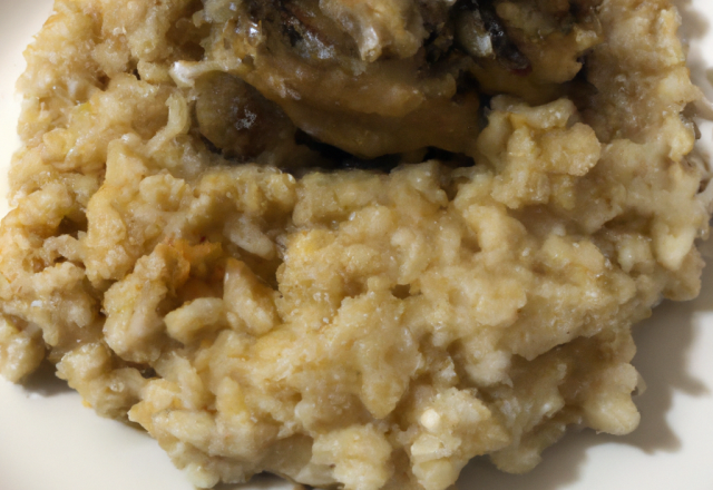 Risotto de soja à l'huitre de Thierry Marx