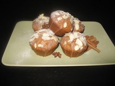 Muffin aux spéculos et citron