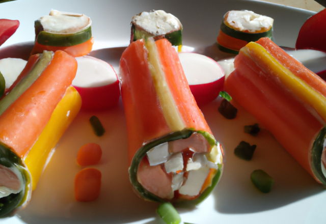 Légumes farcis au surimi