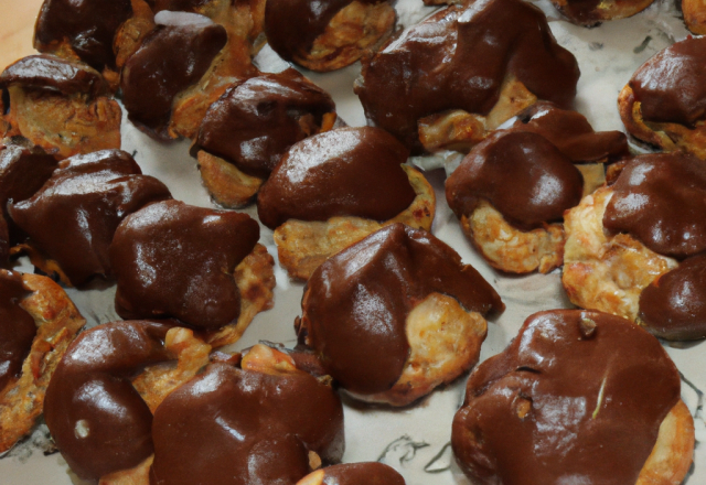 Chouquettes au chocolat économiques