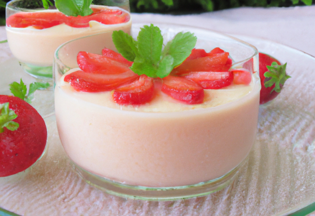 Mousse de fraises facile