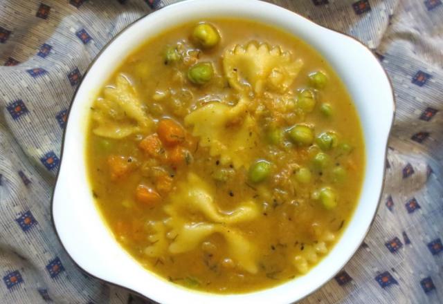 Soupe de fruits et légumes