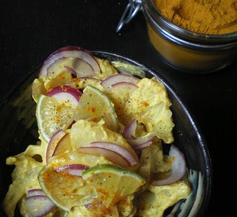 Salade de pomme de terre à l'indienne